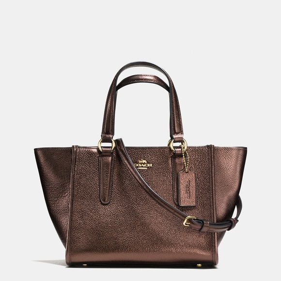 Coach | Bags | Coach 3832 Mini Crosby Carryall Bronze | Poshmark